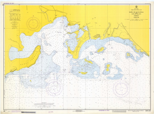 Bahia de Guayanilla and Bahia de Tallaboa 1972 - Old Map Nautical Chart AC Harbors 928 - Puerto Rico & Virgin Islands