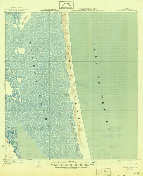 Potrero Lopeno, Texas 1923 (1946) USGS Old Topo Map Reprint 15x15 TX Quad 109338