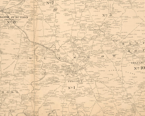 Glasgow, Kentucky 1879 -  Barren Co.