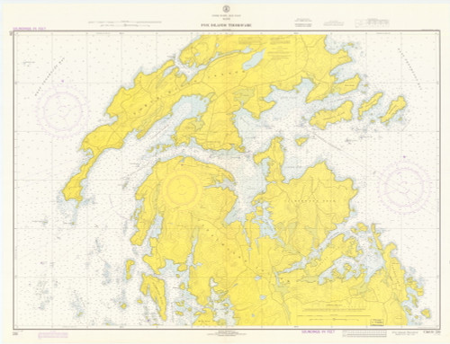 Fox Islands Thoroughfare 1972 - Old Map Nautical Chart AC Harbors 3 235 - Maine