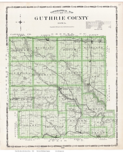 Guthrie County, Iowa 1904 - Iowa State Atlas  57