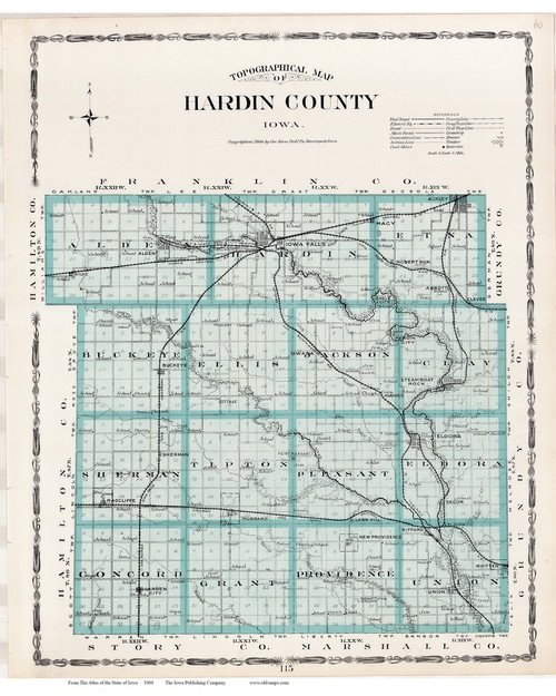 Hardin County, Iowa 1904 - Iowa State Atlas  60