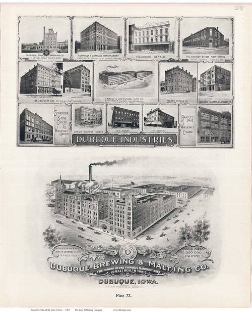 Dubuque, Iowa 1904 - Iowa State Atlas  298