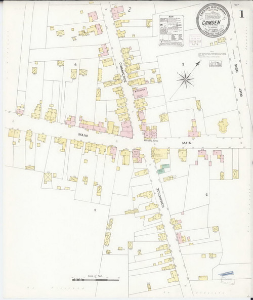 Camden, Delaware 1904 - Old Map Delaware Fire Insurance Index