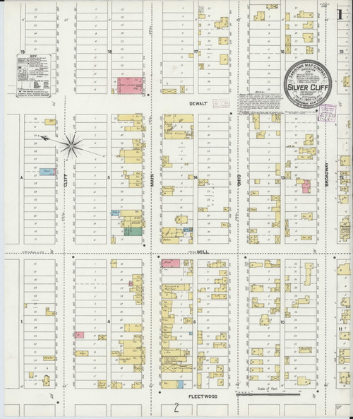 Silver Cliff, Colorado 1906 - Old Map Colorado Fire Insurance Index