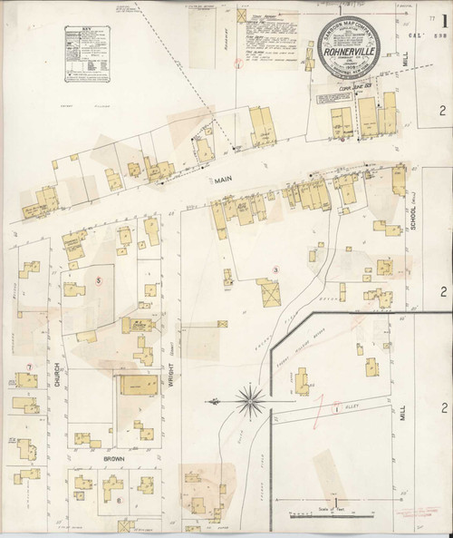Rohnerville California 1931 - Fire Insurance Index - Old Map Reprint
