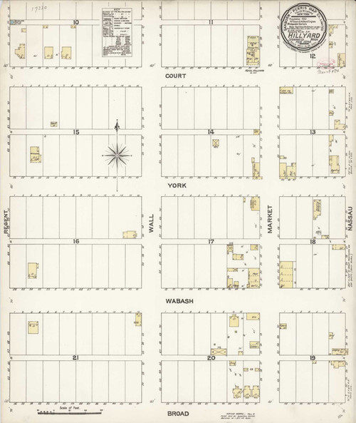 Hillyard Washington 1894-02 - Fire Insurance Index - Old Map Reprint