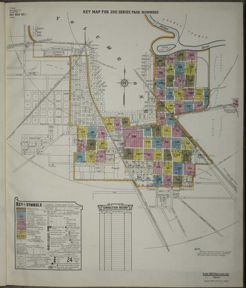 Beaumont Texas 1929 V2 - Fire Insurance Index - Old Map Reprint