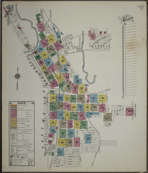 Fort Worth Texas 1911 V2 - Fire Insurance Index - Old Map Reprint