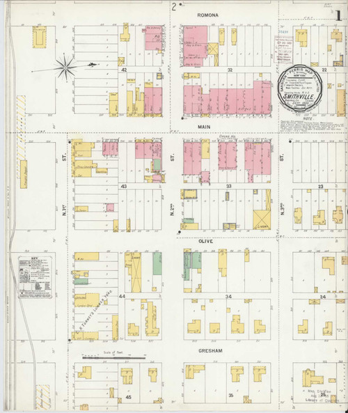 Smithville Texas 1900 - Fire Insurance Index - Old Map Reprint