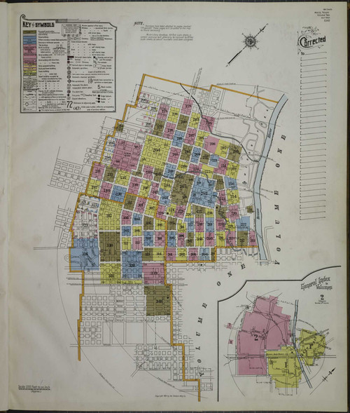 Waco Texas 1926 V2 - Fire Insurance Index - Old Map Reprint