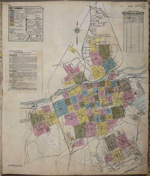 Petersburg Virginia 1950 - Fire Insurance Index - Old Map Reprint