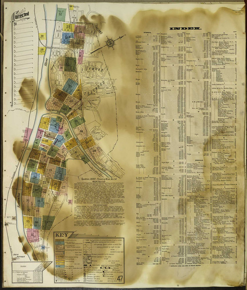 Charleston West Virginia 1912 - Fire Insurance Index - Old Map Reprint