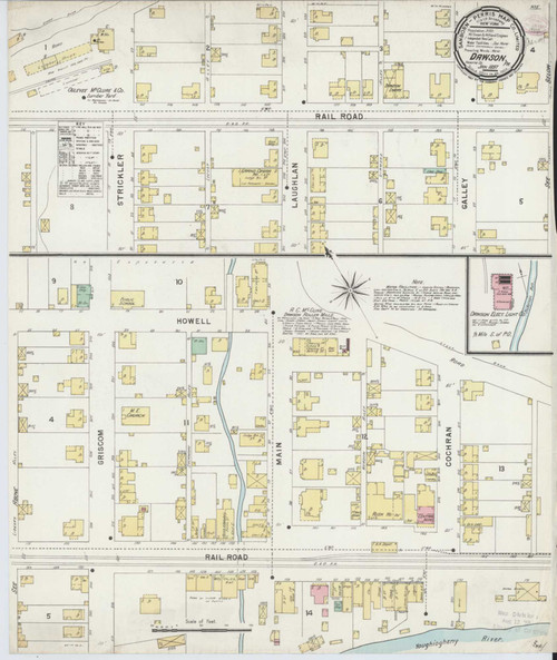 Dawson Pennsylvania 1897 - Fire Insurance Index - Old Map Reprint
