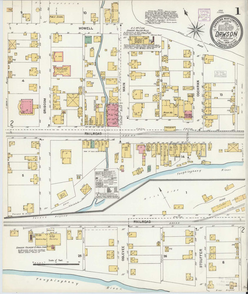 Dawson Pennsylvania 1904 - Fire Insurance Index - Old Map Reprint