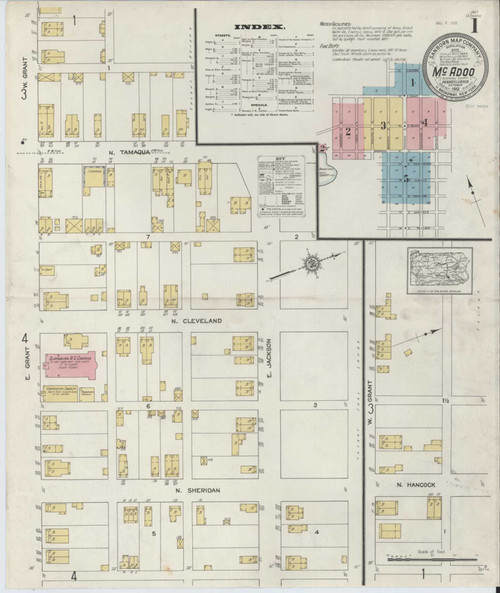 Mcadoo Pennsylvania 1912 - Fire Insurance Index - Old Map Reprint