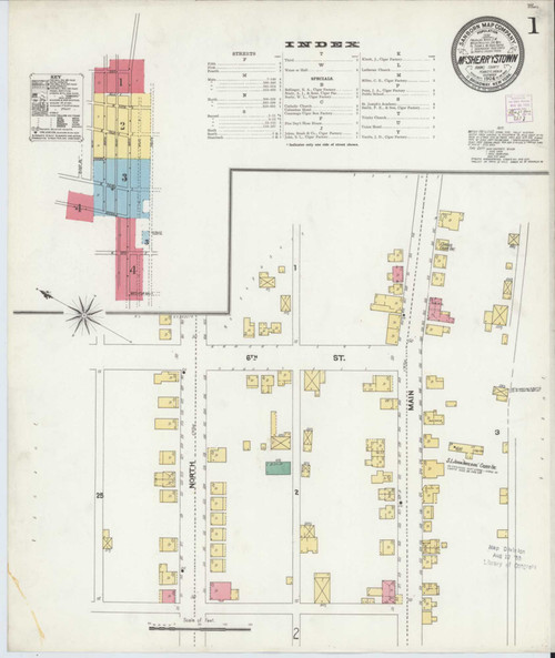 Mcsherrystown Pennsylvania 1904 - Fire Insurance Index - Old Map Reprint