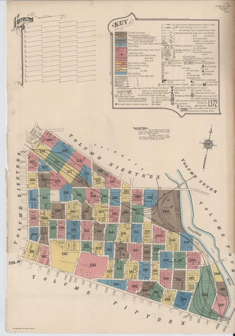 Philadelphia Pennsylvania 1922 V14 - Fire Insurance Index - Old Map Reprint