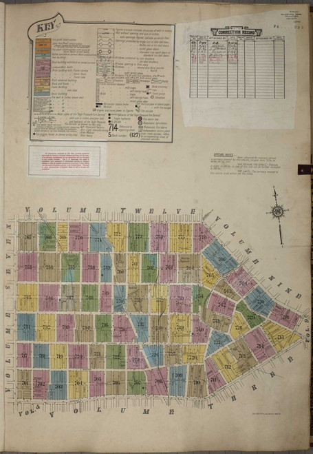 Philadelphia Pennsylvania 1951 V8 - Fire Insurance Index - Old Map Reprint