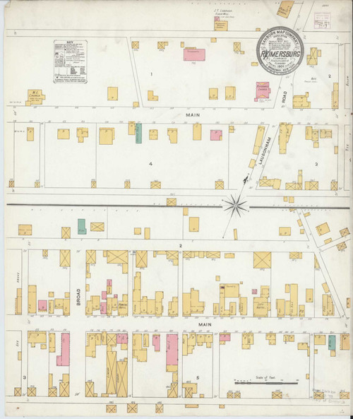 Rimersburg Pennsylvania 1906 - Fire Insurance Index - Old Map Reprint