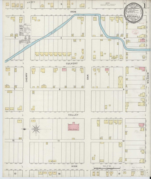 Rockhill Furnace Pennsylvania 1894 - Fire Insurance Index - Old Map Reprint