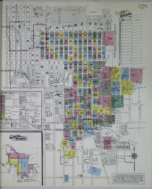 Salt Lake City Utah 1949 V3 - Fire Insurance Index - Old Map Reprint