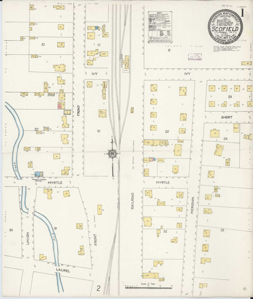 Scofield Utah 1913 - Fire Insurance Index - Old Map Reprint