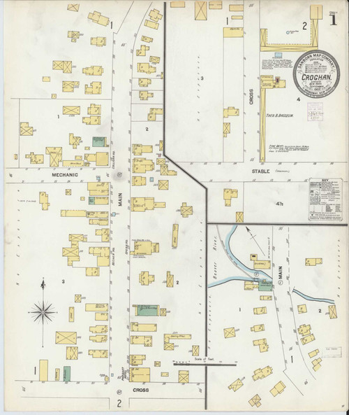 Croghan New York 1902 - Fire Insurance Index - Old Map Reprint