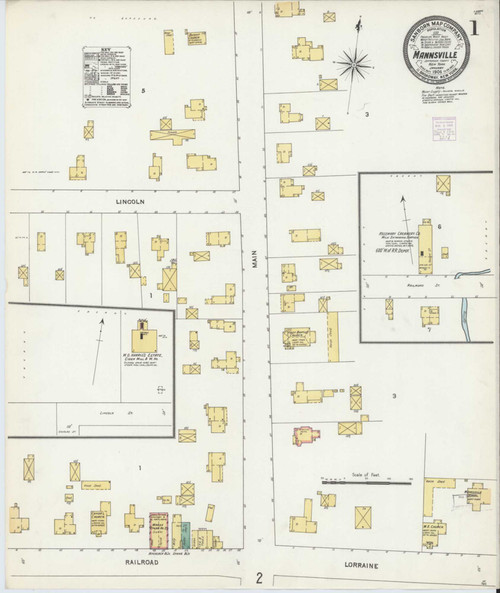 Mannsville New York 1906 - Fire Insurance Index - Old Map Reprint