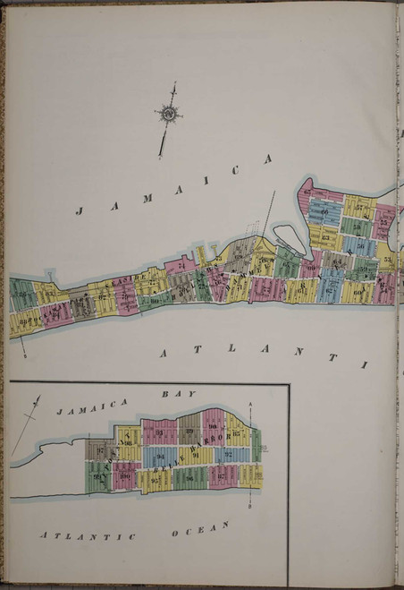 Queens New York 1912 V8 - Fire Insurance Index - Old Map Reprint