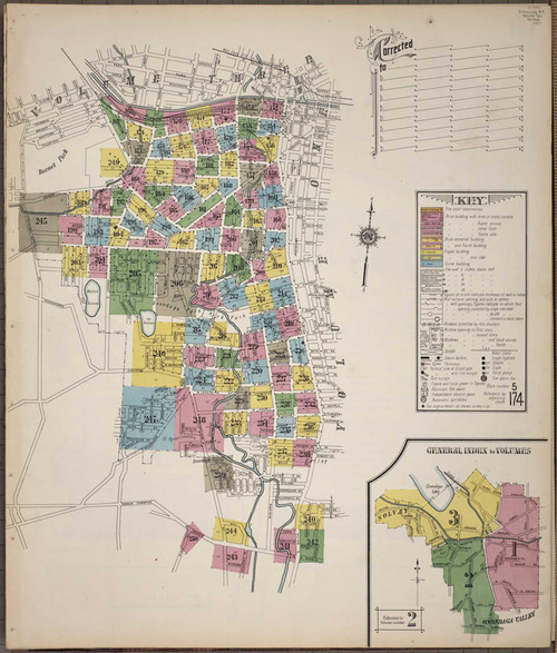 Syracuse New York 1911 V2 - Fire Insurance Index - Old Map Reprint