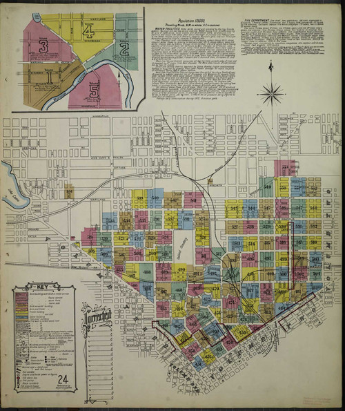 Saint Paul Minnesota 1903 V4 - Fire Insurance Index - Old Map Reprint