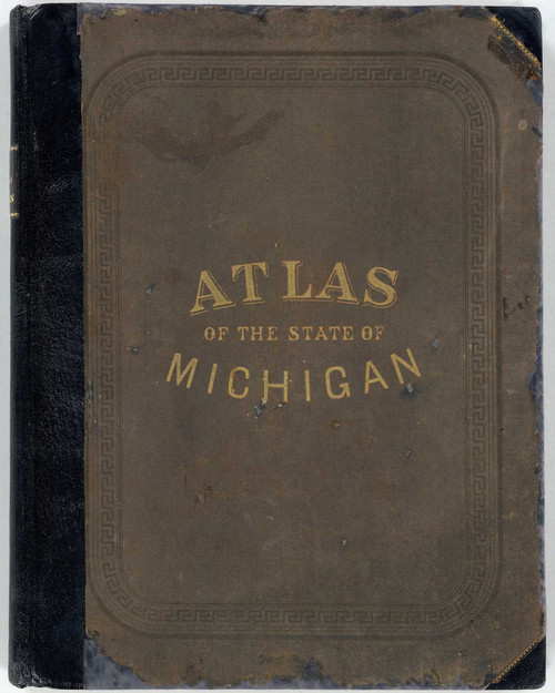 Cover 0, Michigan 1873 Old Map Reprint - Walling State Atlas