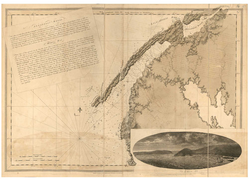 Annapolis Royal and St Mary's Bay 1776 - Des Barres V1-8 Reprint - USA Regional