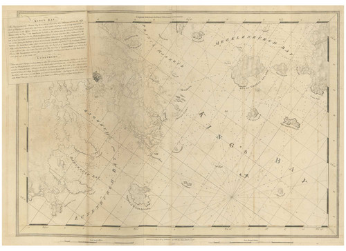 King's Bay and Lunenburg 1776 - Des Barres V1-18 Reprint - USA Regional