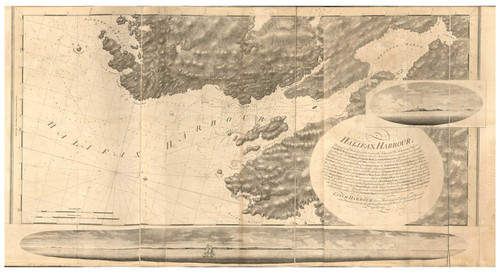 Halifax Harbor 1776 - Des Barres V1-22 Reprint - USA Regional
