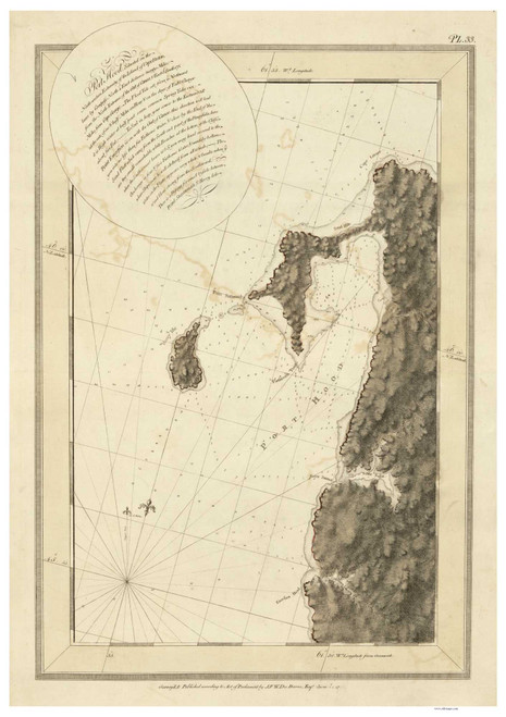 Port Hood 1776 - Des Barres V2-10 Reprint - USA Regional