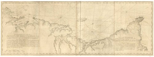 Nova Scotia North Coast 1776 - Des Barres V2-11 Reprint - USA Regional