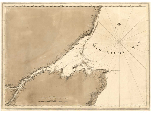 Miramichi Bay 1781 - Des Barres V2-16 Reprint - USA Regional