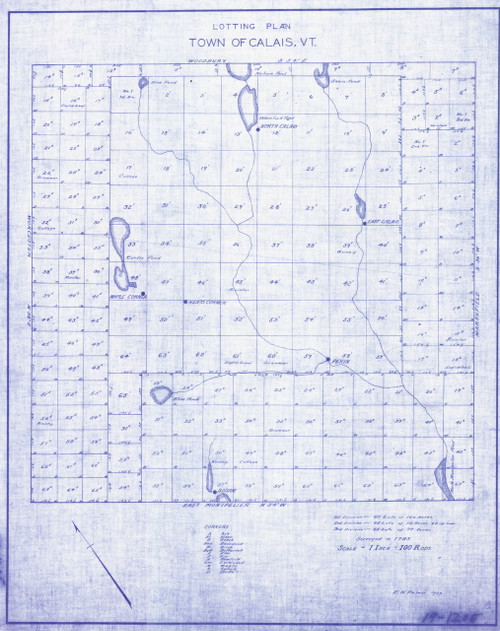 Calais Lotting Vermont Town VT State Archives