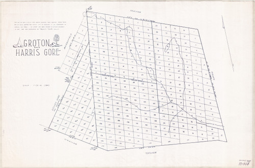 Groton Harris Gore Lotting Vermont Town VT State Archives