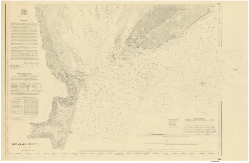 Delaware Entrance 1886 80000 AT Chart 124