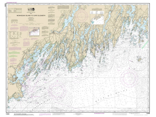 Monhegan Island to Cape Elizabeth 2014 80000 AT Chart 1204