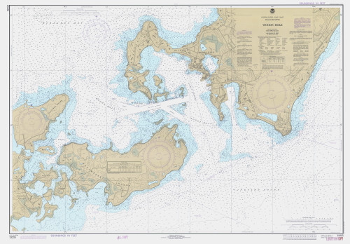Woods Hole 1981 Old Map Nautical Chart AC Harbors 2 348 - Massachusetts