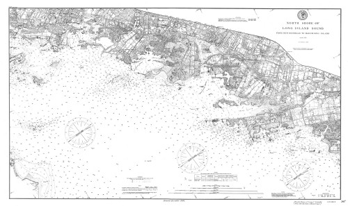New Rochelle to Manursing Island 1891 - Old Map Nautical Chart AC Harbors 361 - New York