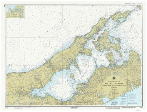 Shelter Island Sound and Peconic Bays 1981 - Old Map Nautical Chart AC Harbors 12358 - New York