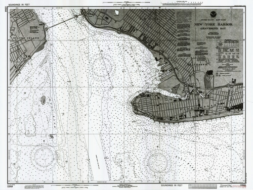 Gravesend Bay 1981 - Old Map Nautical Chart AC Harbors 12349 - New York