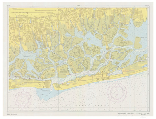 Hempstead Bay 1953 B - Old Map Nautical Chart AC Harbors 579 - New York