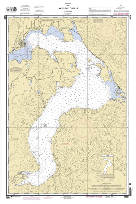 Lake Pend Oreille - 2010 Nautical Chart - Inland Lakes
