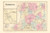 Fairfield Town and East Fairfield Village, Vermont 1871 Old Town Map Reprint - Franklin Co.